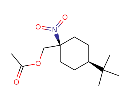 Molecular Structure of 89023-71-2 (Cyclohexanemethanol, 4-(1,1-dimethylethyl)-1-nitro-, acetate (ester),
cis-)