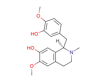 Molecular Structure of 3968-19-2 (L-Reticuline)