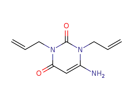Molecular Structure of 4852-19-1 (1,3-diallyl-6-aminouracil monohydrate)