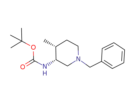tert-butyl (3R,4R)-1-benzyl-4-methylpiperidin-3-ylcarbamate