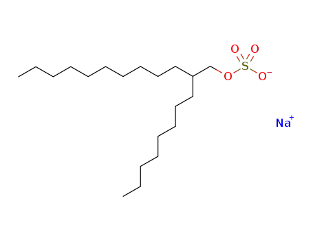 Molecular Structure of 78204-54-3 (sodium 2-octyldodecyl sulphate)