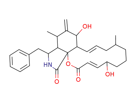 Molecular Structure of 14930-96-2 (CYTOCHALASIN B)