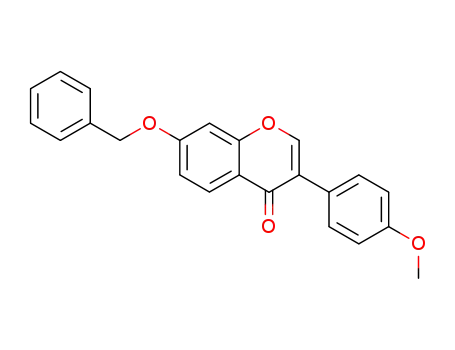 Molecular Structure of 1621-59-6 (7-benzyloxy-3-(4-methoxyphenyl)-1-benzopyran-4-one)