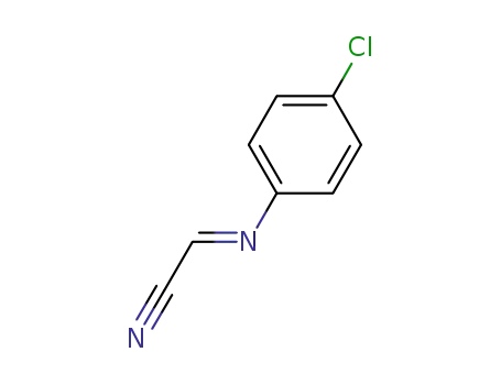 Molecular Structure of 1204614-45-8 ((p-chlorophenyl)iminoacetonitrile)
