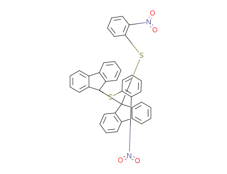 9,9'-bis-(2-nitro-phenylsulfanyl)-[9,9']bifluorenyl
