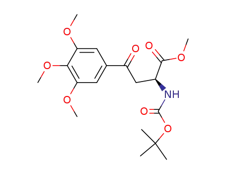 (2S)-methyl-[2-tert-butoxycarbonylamino-4-oxo-4-(3,4,5-trimethoxyphenyl)]butanoate