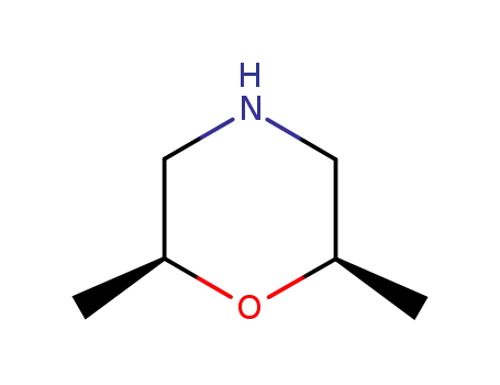 Molecular Structure of 6485-55-8 (cis-2,6-Dimethylmorpholine)