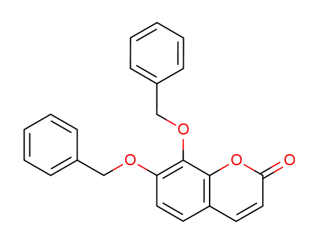 Molecular Structure of 104819-86-5 (7,8-dibenzyloxycoumarin)