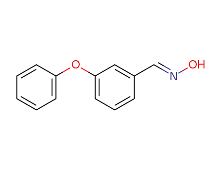 Molecular Structure of 131141-93-0 (Benzaldehyde, 3-phenoxy-, oxime, (E)-)
