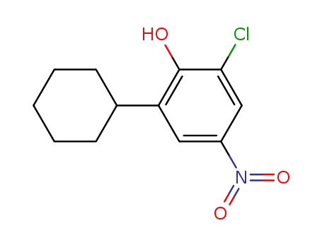 Molecular Structure of 39206-13-8 (2-chloro-6-cyclohexyl-4-nitrophenol)
