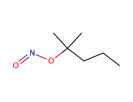 Molecular Structure of 91725-18-7 (Nitrous acid, 1,1-dimethylbutyl ester)