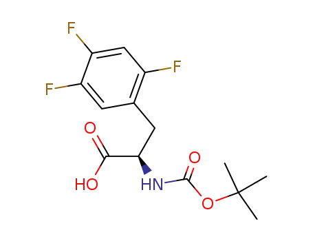 Molecular Structure of 324028-27-5 (BOC-L-2,4,5-TRIFLUOROPHE)