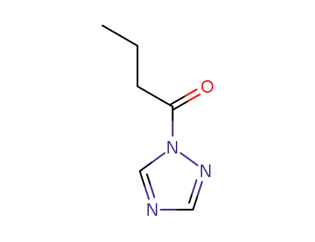 Molecular Structure of 67959-00-6 (1H-1,2,4-Triazole, 1-(1-oxobutyl)-)