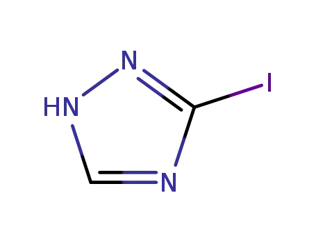 Molecular Structure of 7411-20-3 (1H-1,2,4-Triazole, 3-iodo-)