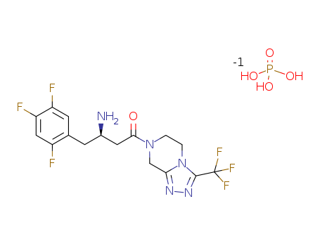 (3R)-3-amino-1-[9-(trifluoromethyl)-1,4,7,8-tetrazabicyclo[4.3.0]nona-6,8-dien-4-yl]-4-(2,4,5-trifluorophenyl)butan-1-one