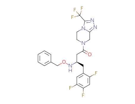 3(R)-3-[(benzyloxy)amino]-1-[3-(trifluoromethyl)-5H,6H,7H,8H-[1,2,4]triazolo[4,3-a]pyrazin-7-yl]-4-(2,4,5-trifluorophenyl)butan-1-one