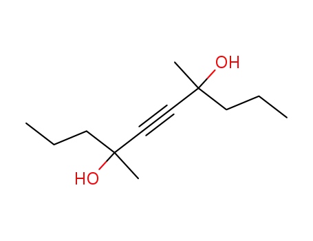 Molecular Structure of 126-87-4 (4,7-DIMETHYL-5-DECYN-4,7-DIOL)