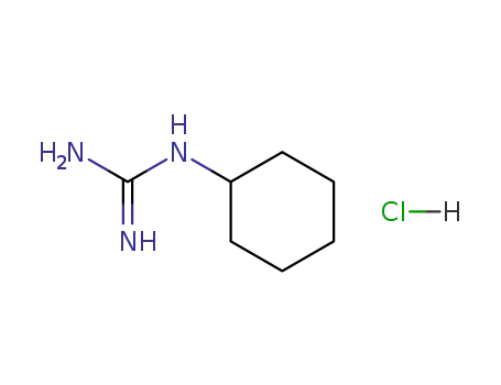Molecular Structure of 2498-47-7 (cyclohexylguanidine monohydrochloride)