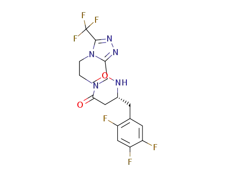 (R)-3-(methoxyamino)-1-(3-(trifluoromethyl)-5,6-dihydro-[1,2,4]triazolo[4,3-a]pyrazin-7(8H)-yl)-4-(2,4,5-trifluorophenyl)butan-1-one