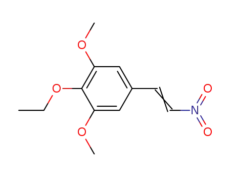 Molecular Structure of 54110-92-8 (3,5-Dimethoxy-4-ethoxy-ω-nitrostyrol)