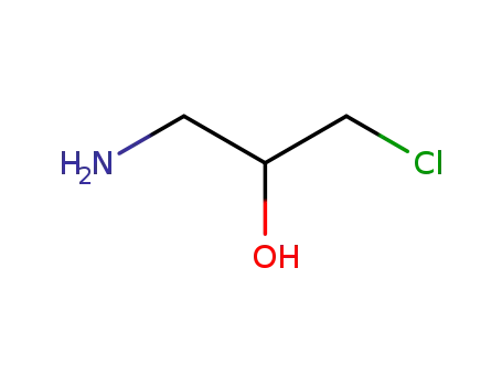Molecular Structure of 3920-12-5 (1-amino-3-chloropropan-2-ol)