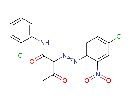 Butanamide,2-[2-(4-chloro-2-nitrophenyl)diazenyl]-N-(2-chlorophenyl)-3-oxo-(6486-23-3)