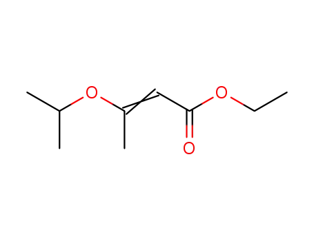 Molecular Structure of 1540-21-2 (ethyl 3-isopropoxy-2-butenoate)
