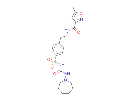 Molecular Structure of 25046-79-1 (glisoxepide)