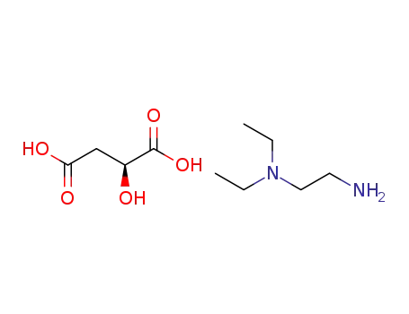 Molecular Structure of 1332307-07-9 (2-(N,N-diethylamino)ethyl ammonium L-malate)