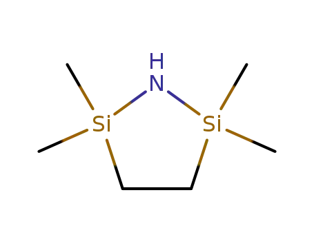 Molecular Structure of 7418-19-1 (2,2,5,5-TETRAMETHYL-2,5-DISILA-1-AZACYCLOPENTANE)