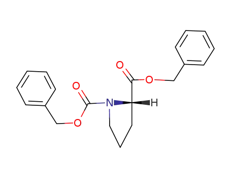 Molecular Structure of 124980-30-9 (N-carbobenzoxy-L-proline phenylmethyl ester)
