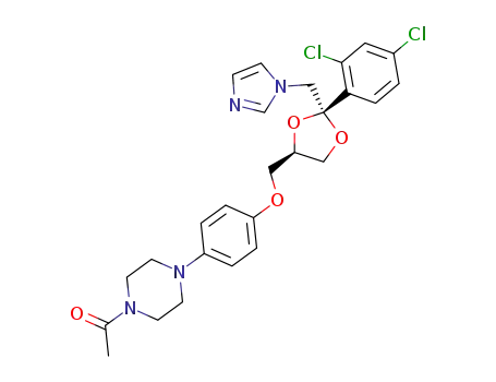 Molecular Structure of 142128-58-3 ((2R,4R)-Ketoconazole)