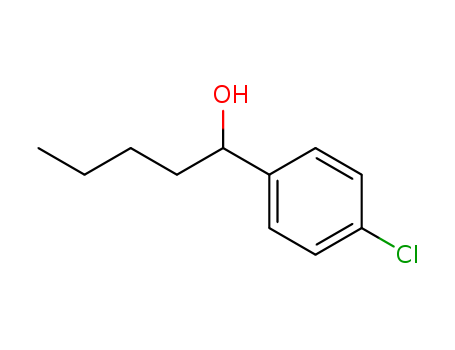 Molecular Structure of 13856-87-6 (Benzenemethanol, a-butyl-4-chloro-)