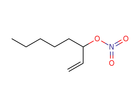 Molecular Structure of 100009-47-0 (3-Nitrooxy-oct-1-ene)