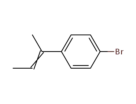 Molecular Structure of 848893-61-8 (Benzene, 1-bromo-4-(1-methyl-1-propenyl)-)