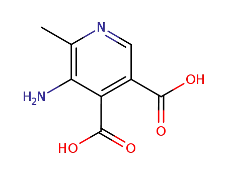 Molecular Structure of 5442-82-0 (5-amino-6-methylpyridine-3,4-dicarboxylic acid)