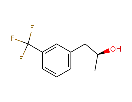Molecular Structure of 135561-75-0 ((S)-1-[(3′-trifluoromethyl)phenyl]-2-propanol)