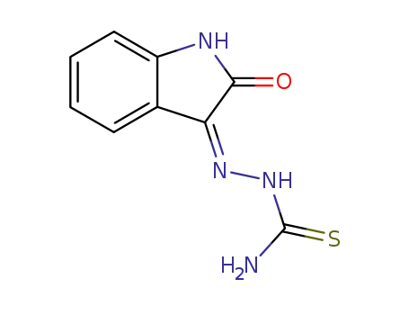 Molecular Structure of 487-16-1 (2,3-INDOLEDIONE 3-THIOSEMICARBAZONE)