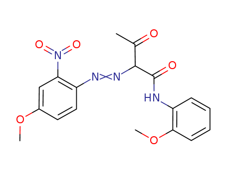Butanamide,2-[2-(4-methoxy-2-nitrophenyl)diazenyl]-N-(2-methoxyphenyl)-3-oxo-