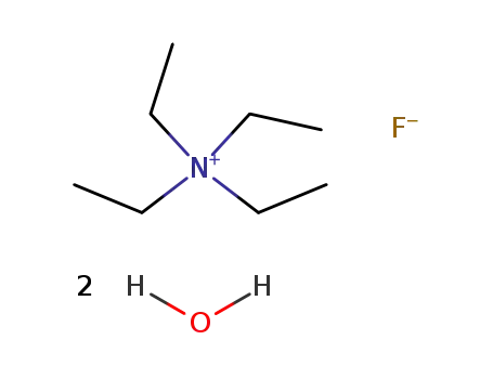 Molecular Structure of 98330-04-2 (TETRAETHYLAMMONIUM FLUORIDE HYDRATE)
