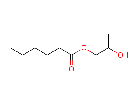 Molecular Structure of 39556-41-7 (2-hydroxypropyl hexanoate)