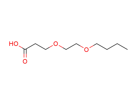 Molecular Structure of 7420-07-7 (3-(2-butoxyethoxy)propionic acid)