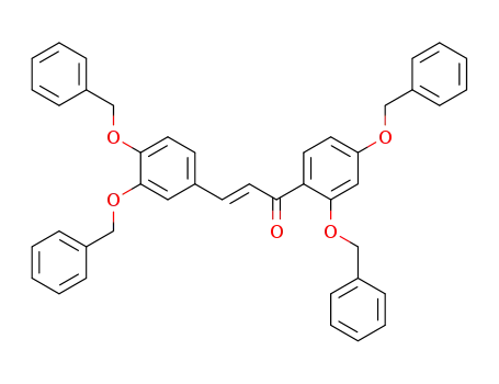 Molecular Structure of 4621-44-7 (2',3,4,4'-Tetrakis-benzyloxy-trans-chalkon)