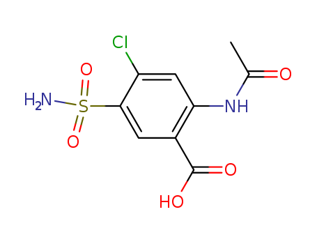Benzoic acid,2-(acetylamino)-5-(aminosulfonyl)-4-chloro-