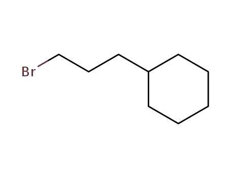 Molecular Structure of 34094-21-8 ((3-bromopropyl)cyclohexane)