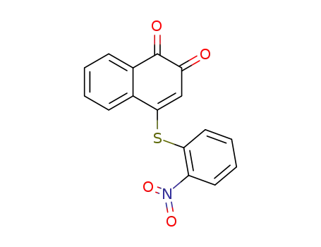 4-o-nitrophenylthio-1,2-naphthoquinone