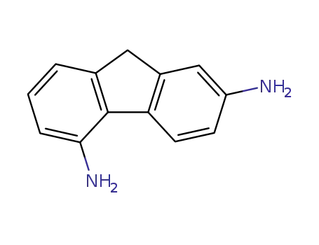 Molecular Structure of 7071-89-8 (fluoren-2,5-ylenediamine)