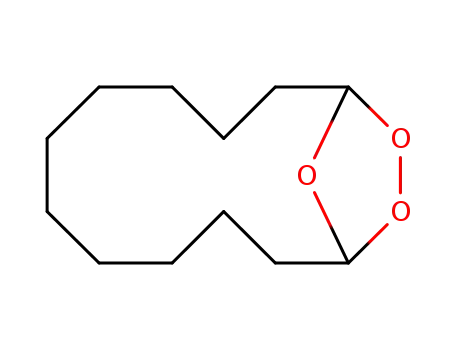 Molecular Structure of 38433-88-4 (13,14,15-Trioxabicyclo[10.2.1]pentadecane)