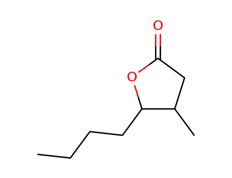 Molecular Structure of 39212-23-2 (Whiskey lactone)