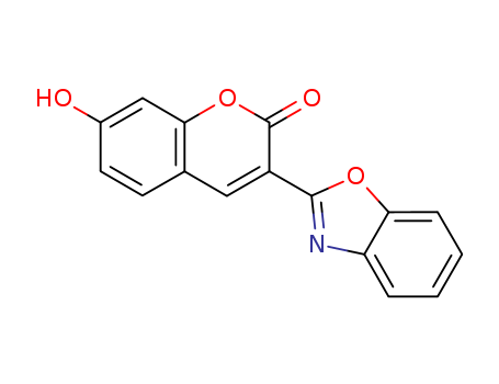 2H-1-Benzopyran-2-one,3-(2-benzoxazolyl)-7-hydroxy-